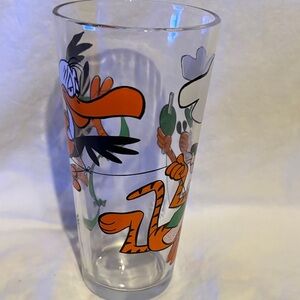 Vintage Warner Brothers cool cat and Becky buzzard Pepsi collectors glass